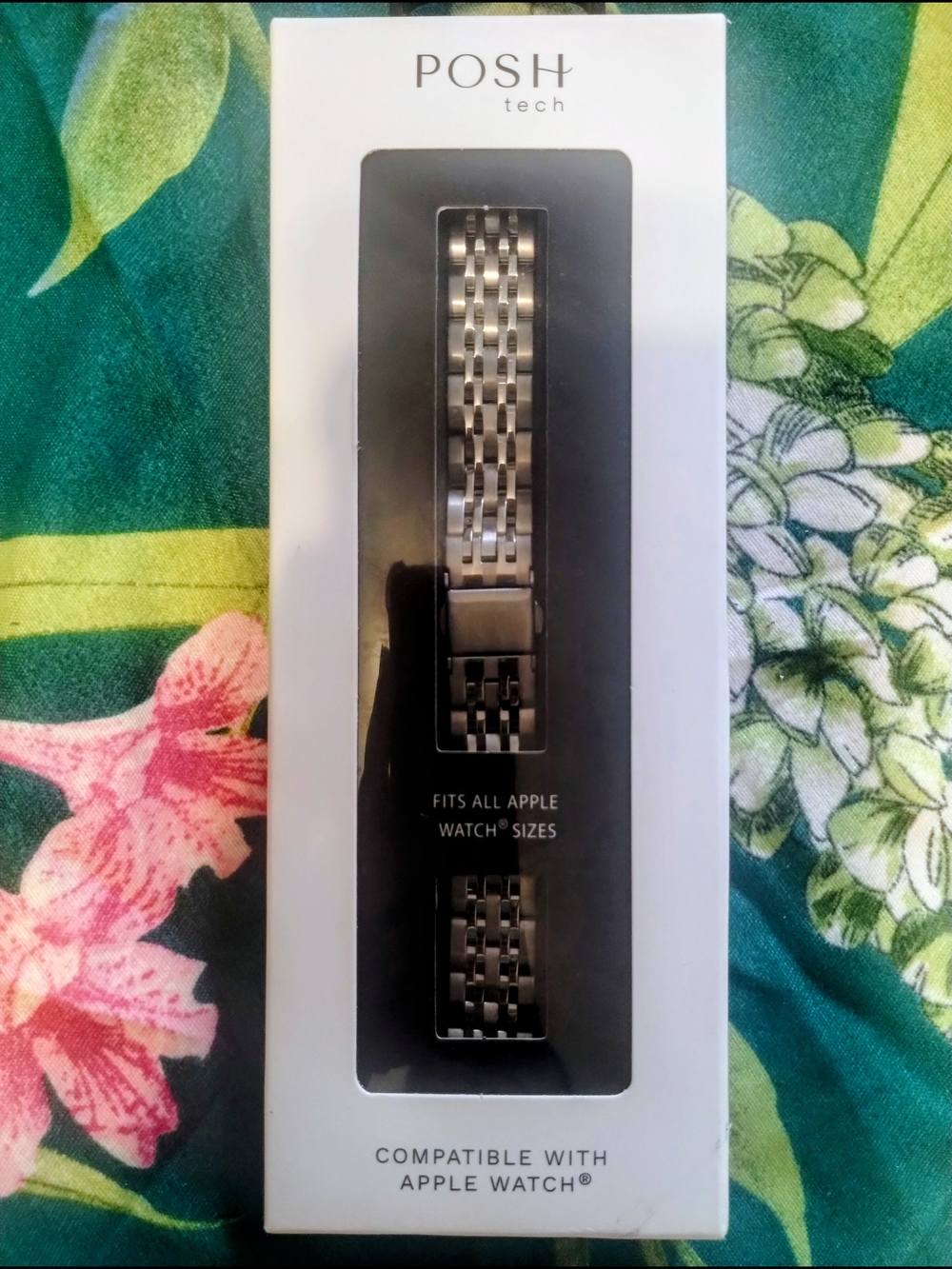 POSH Tech Stainless Steel Silver Apple Watch Band - Compatible🌷🌷🌷🌷